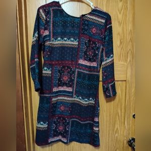 Abercrombie | quilted pattern dress size small EUC